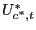 $ U_{c^{\ast },t}^{\ast}$