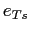 $ e_{Ts}$