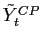 $ \tilde{Y}_{t}^{CP}$