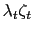 $ \lambda_{t}\zeta_{t}$