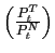 $ \left( \frac{P_{t}^{T}}{P_{t}^{N}}\right) $