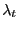 $ \lambda_{t}$