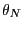 $ \theta_{N}$
