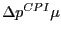$ \Delta p^{CPI}\mu$