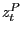 $ z_{t}^{P} $