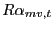 $\displaystyle R\alpha_{mv,t}$