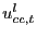$ u_{cc,t}^{l}$