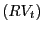 $ \left ( RV_{t}\right ) $