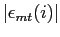 $ \vert\epsilon_{mt}(i)\vert$