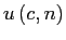 $ u\left( c,n\right) $