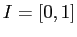 $ I=\left[ 0,1\right] $