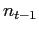 $ n_{t-1}$