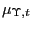 $ \mu_{\Upsilon,t}$