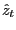$ \hat{z}_{t}$