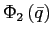 $\displaystyle \Phi_{2}\left( \bar{q}\right)$