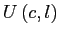 $ U\left( c,l\right) $