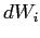 $ dW_{i}$