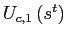 $ U_{c,1} \left( s^{t}\right) $