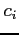 $c_{i}$