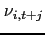 $\nu _{i,t+j}$