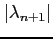 $\vert\lambda_{n+1}\vert$