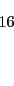 \begin{displaymath} \begin{array}[c]{c} 16\ \text{ } \end{array}\end{displaymath}