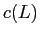 $ c(L)$