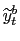 $\displaystyle \widetilde{y}_{t}^{b}$