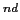 $ ^{nd}$