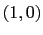 $ (1,0)$