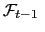 $ \mathcal{F}_{t-1}\;$