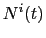 $ N^{i}(t)$