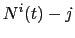 $ N^{i}(t)-j$