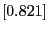 $[0.821]$