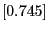 $[0.745]$