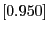 $[0.950]$