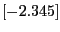$[-2.345]$