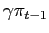 $ \gamma\pi_{t-1}$