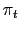 $\pi_t$
