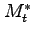 $M^{*}_t$