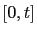 $ [0,t]$
