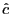 $ \hat{c}$