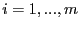 $ i=1,...,m$