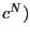 $ c^{N})$