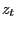 $ z_{t}$
