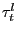 $ \tau^{l} _{t}$