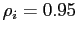 $\rho_i = 0.95$