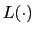 $ L(\cdot)$