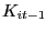 $ K_{it-1}$