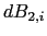 $ dB_{2,i}$
